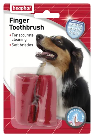 Beaphar Dog Finger Toothbrush 2pcs