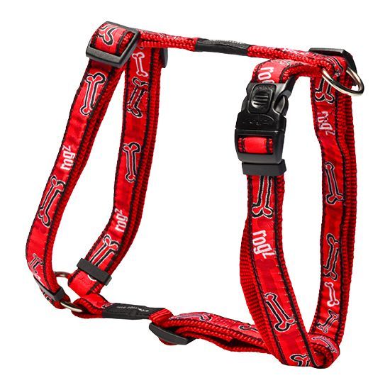 Rogz Red Bone Dog Harness Medium