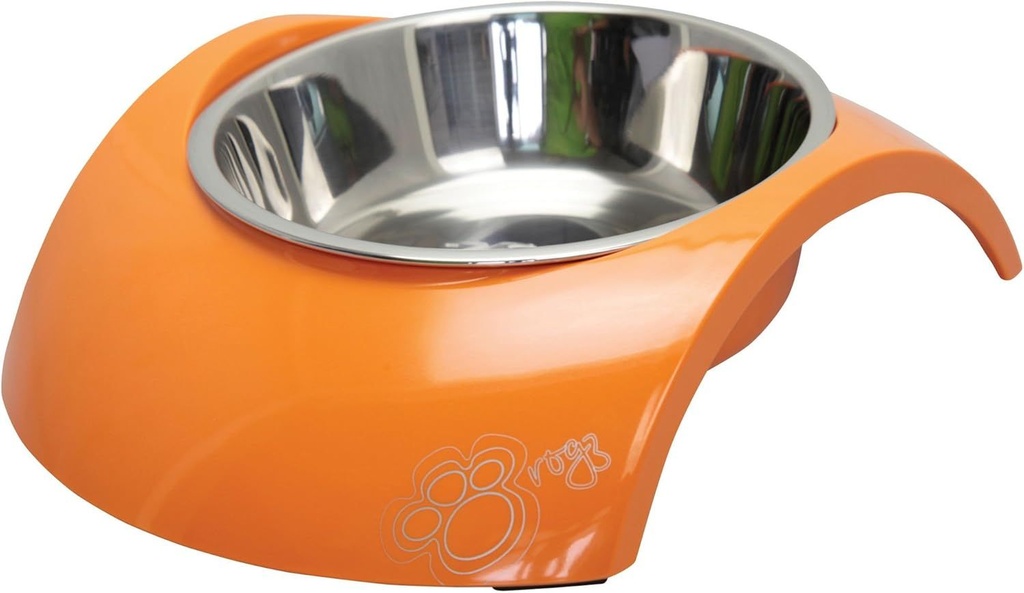 Rogz Luna Dog Bowl ORANGE-350ML
