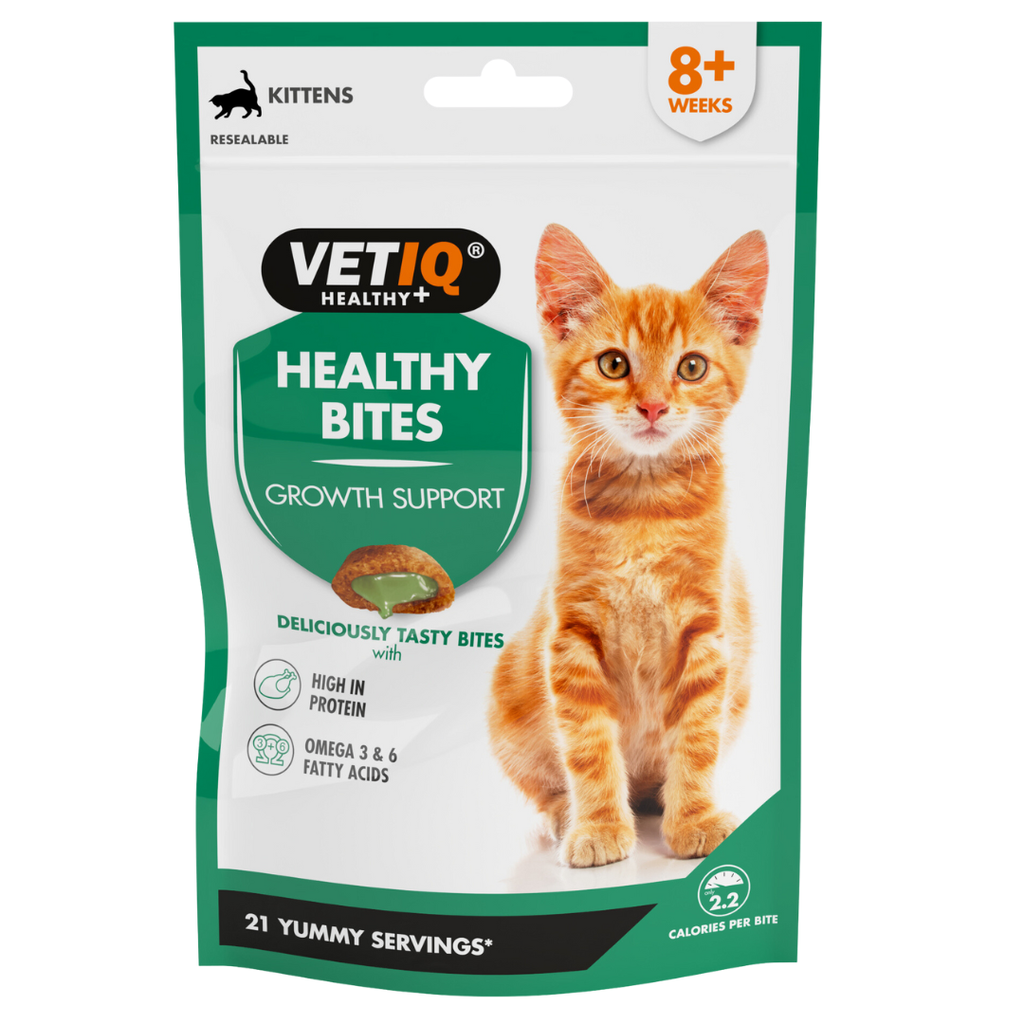 VetIQ Healthy Bites Growth Support Kitten Treats 65gm