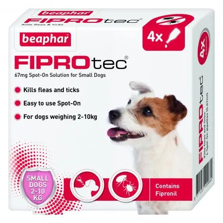 [BE15588] Beaphar Fiprotec for Small Dog 4 Pipettes