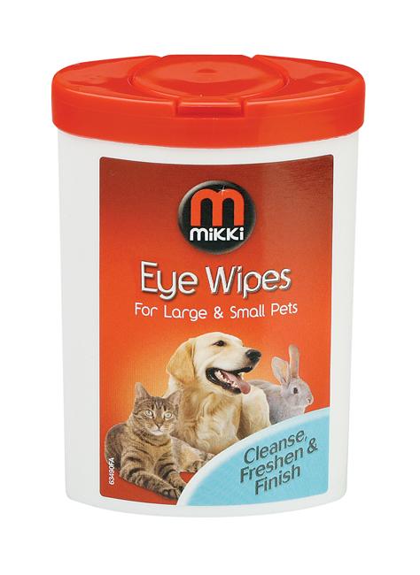 Mikki Eye Wipes for Large & Small Pets Small