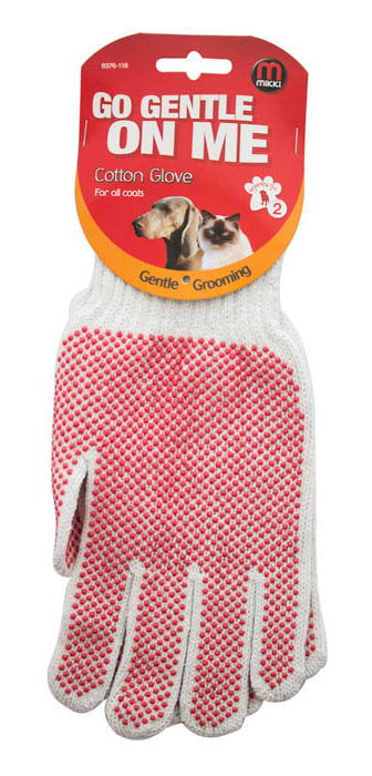 Mikki Cotton Grooming Glove for All Coats