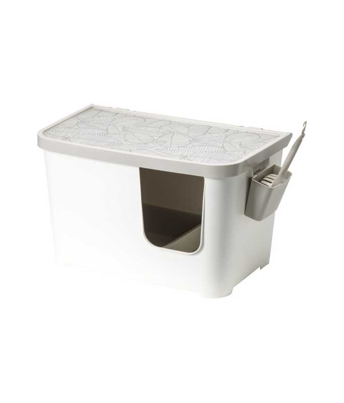 Moderna Casetta Camelia Revolutionary Litter Box Soft White 75.7x45x45cm