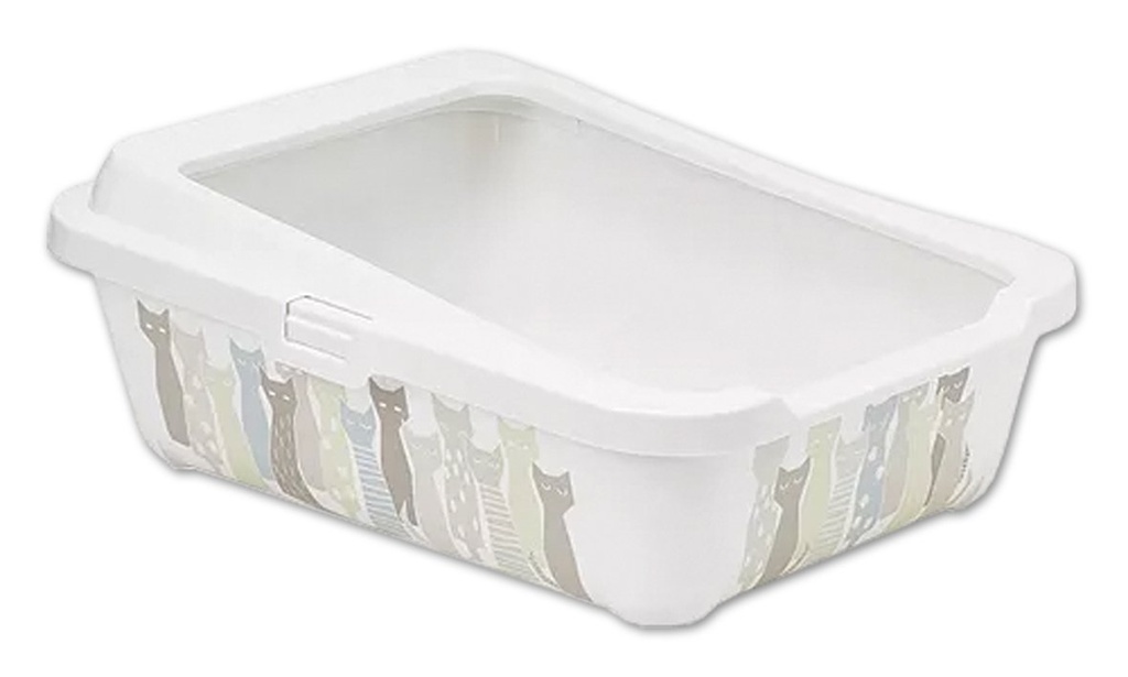 Moderna Hercules Friends Forever Toilet Litter Tray With Rim To Hold Liner 50cm