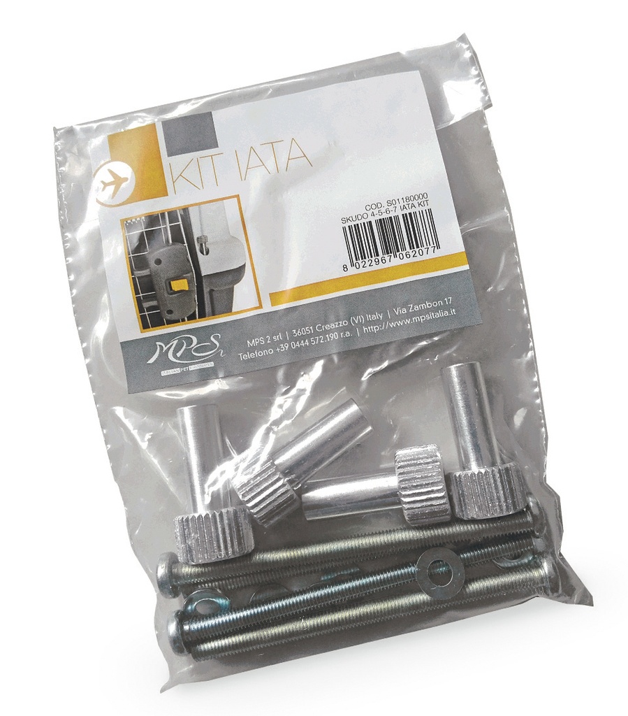 MPS2 IATA Metal Lock Kit For Skudo 4 5 6 7 Pet Transport Carrier