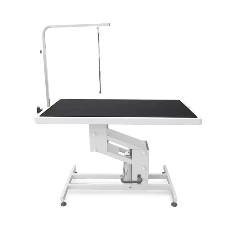 Aelous Hydraulic Table With Single Arm,Black Single Side Top-96×65 ×(51.5-101)cm