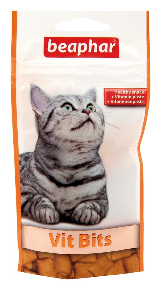 Beaphar Vit Bits Health Reward Cat Treats  35gm / 75 Bits 