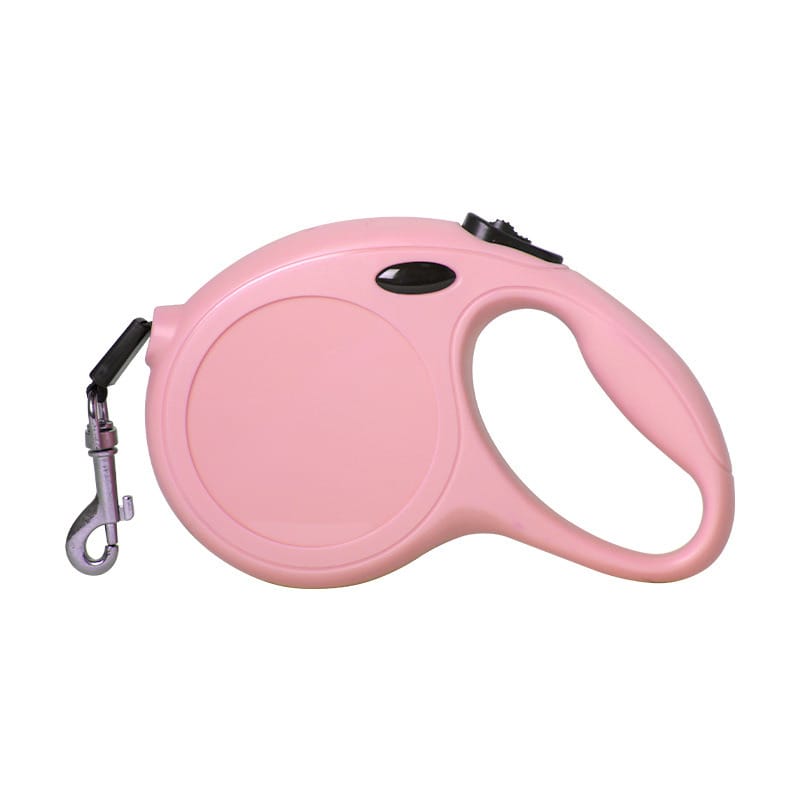 Cozy Paws Retractable Dog Leash-5m - Pink