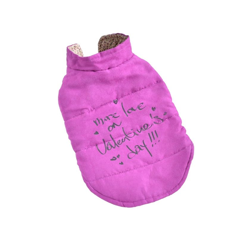 Hong Pet Double-Sided Wearing Vest - Purple - Small