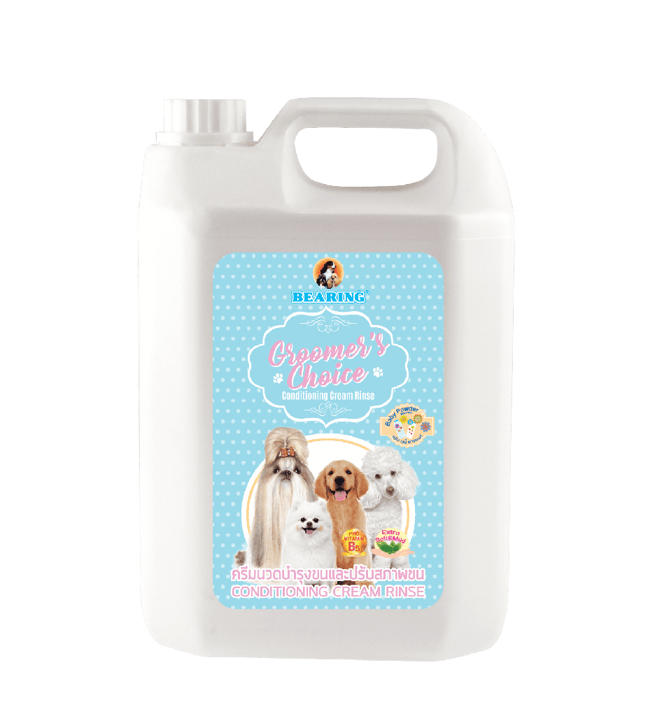 Bearing Groomer Choice Conditioner Cream Rinse 3800ml-Baby Powder (Conditioner)