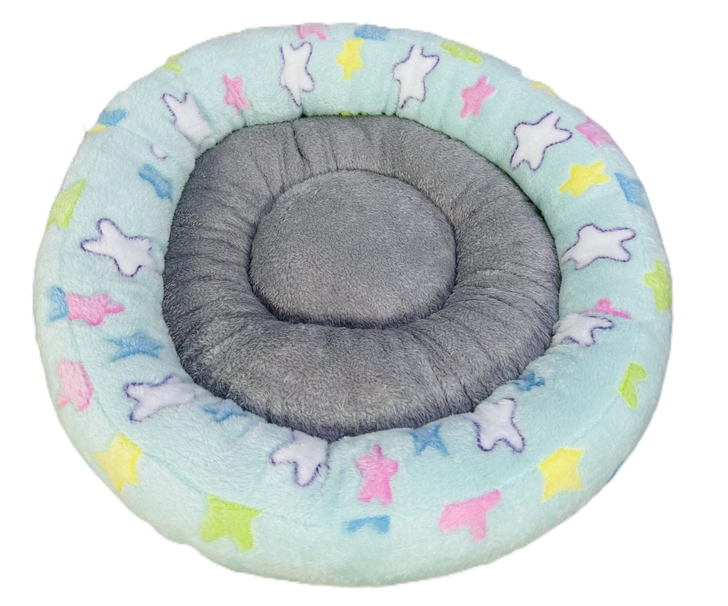Coco Kindi Pizza  Style Pet Bed Fur - Size #1 - STAR PATTERN