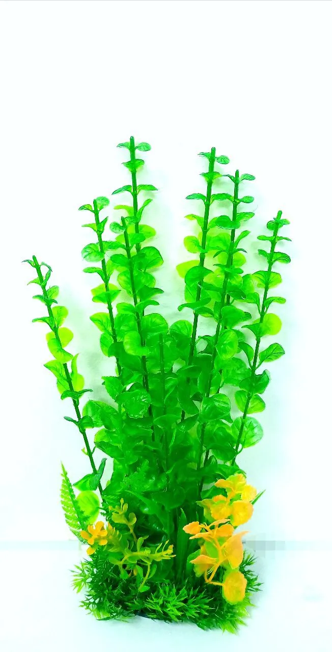 Aquarium Plastic  Plant - M952-W9*H30 Cm