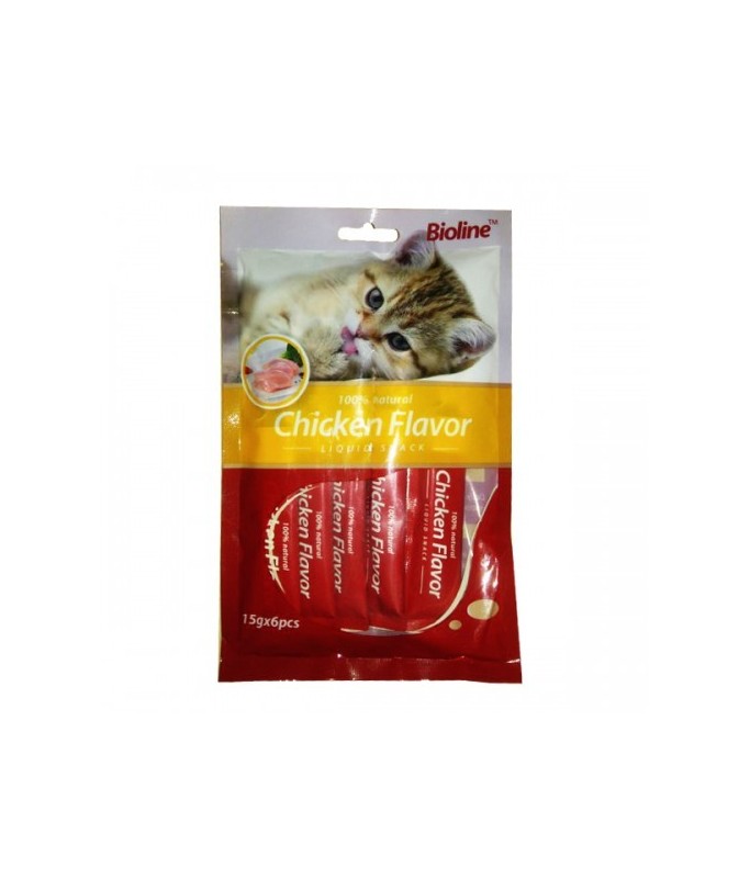 Bioline Cat Treats Chicken 6x15gm