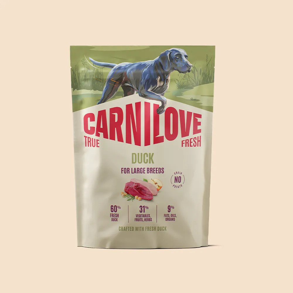 Carnilove True Fresh Duck for Adult Large Breeds Dry Dog Food 1.5kg