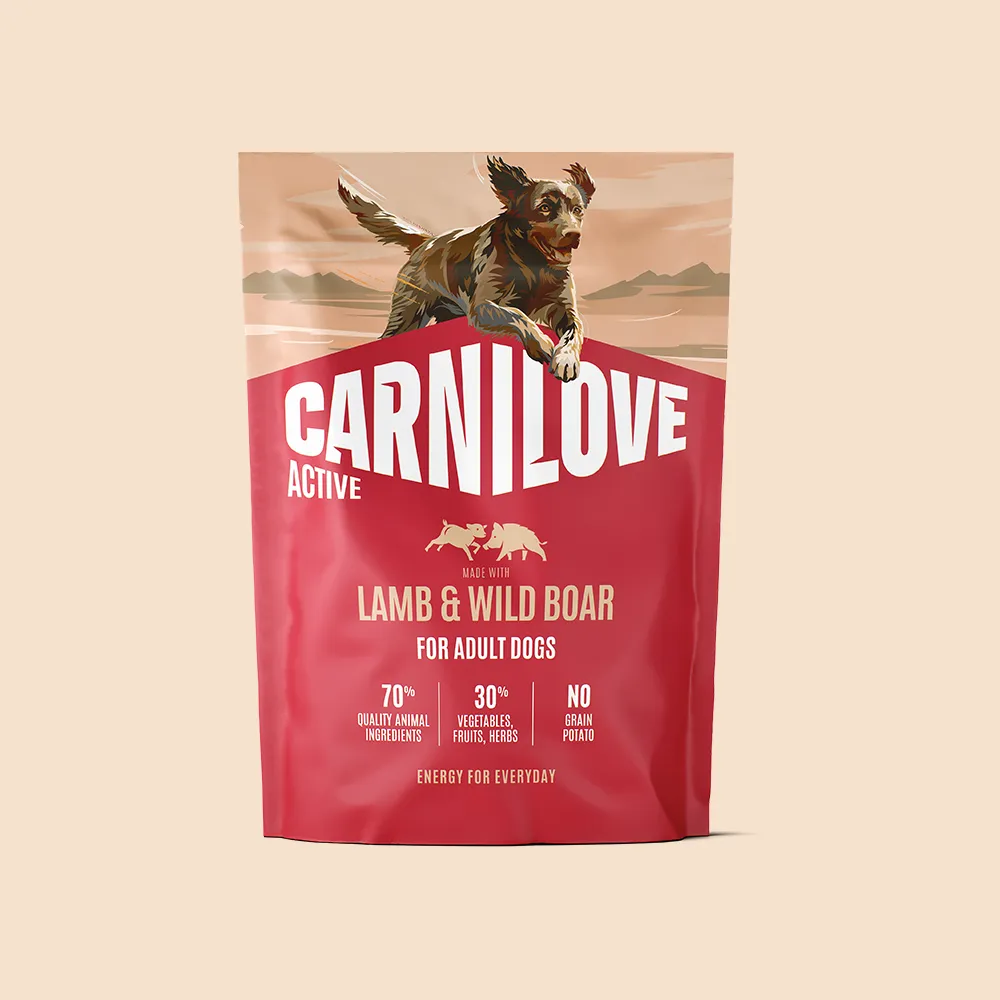 [8595602581108] Carnilove Active Lamb & Wild Boar for Adult All Breeds Dry Dog Food 1.5kg