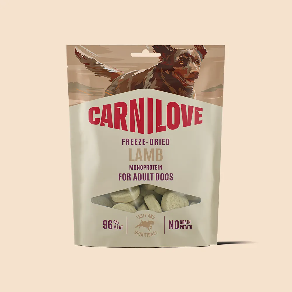 [8595602583614] Carnilove Lamb Freeze Dried Snack for Dogs 60g