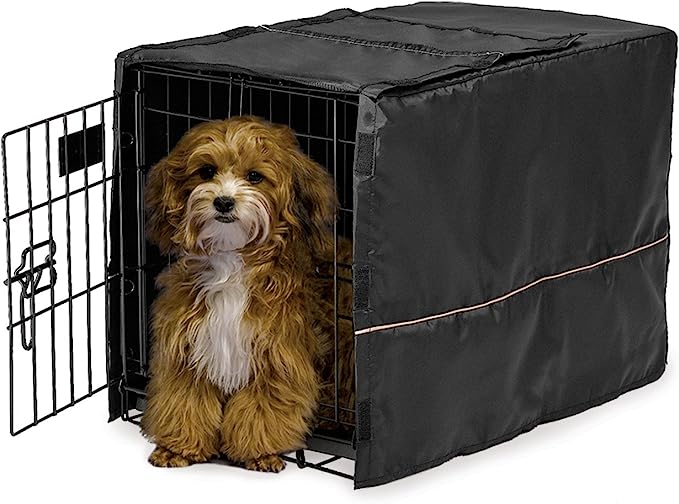 Midwest Black Polyester Crate Cover Black 22inch