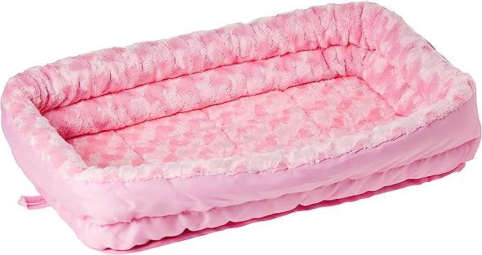 Midwest Quiet Time Pink Fashion Double Bolster Bed Pink 18inch