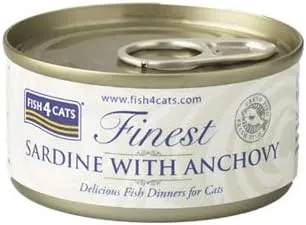 [200589-70G] Fish4Cats Sardine with Anchovy Canned Wet Food 70gm