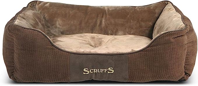 Scruffs Chester Box Bed Chocolate Medium 60x50cm