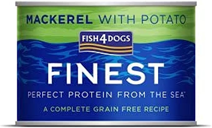 Fish4Dogs Finest Mackerel with Potato Complete Wet Dog Food 185gm
