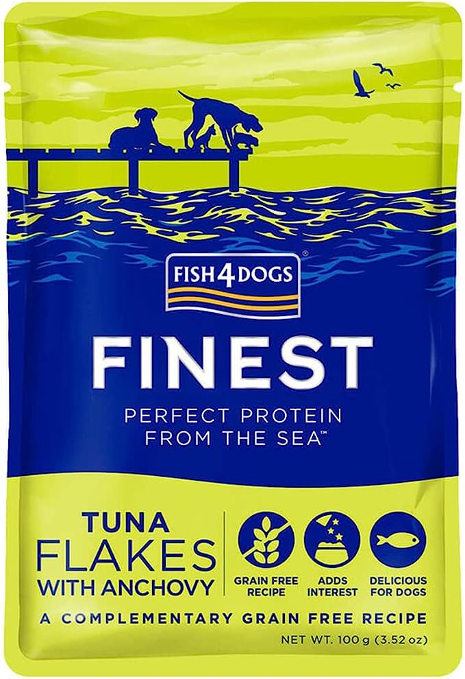 Fish4Dogs Finest Tuna Flakes with Anchovy Wet Food 100gm