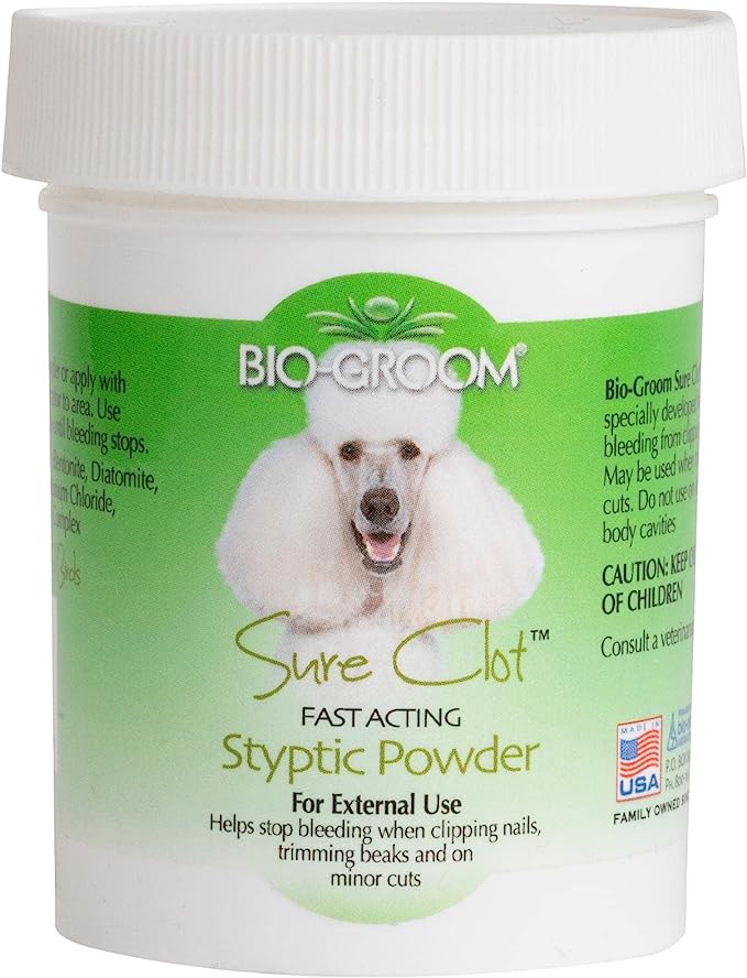 Bio Groom Sure Clot Styptic Powder 1.5oz