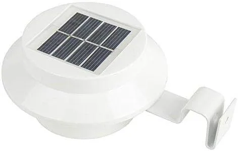 Outdoor Solar Powered LED Light Fence Roof Garden Yard Wall Lamp