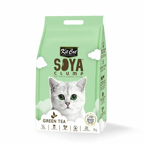 [4171] Kit Cat Soya Clump Soybean Litter Green Tea 7L