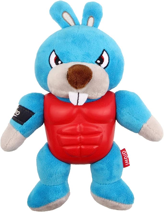 GiGwi I'M Hero Squeak Toy Blue / Red
