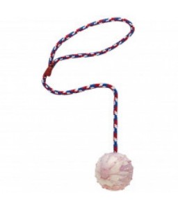 Ferplast PA 6533 Cotton & Tough Rubber Ball Toy-7x60 cm