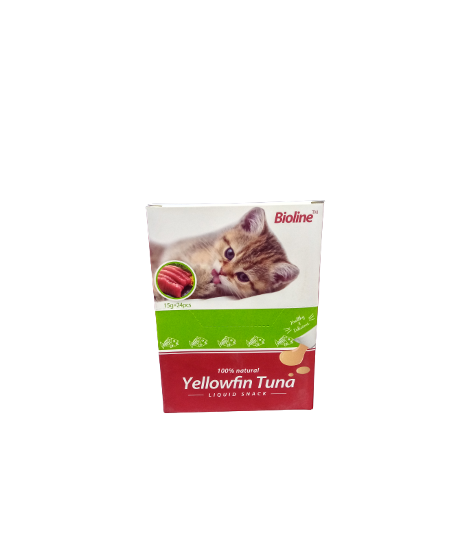 Bioline Cat Treats Yellowfin Tuna 24x15gm