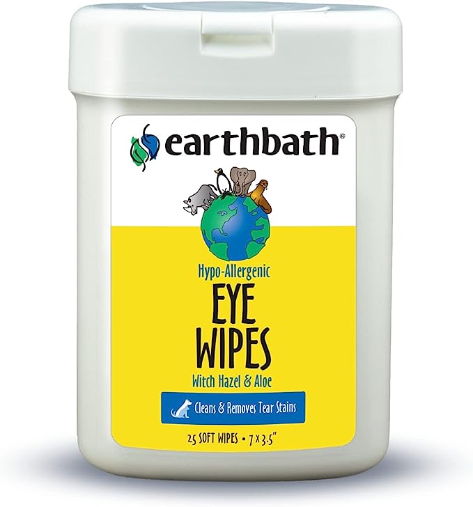 Earthbath All Natural Specialty Eye Wipes White 25pcs
