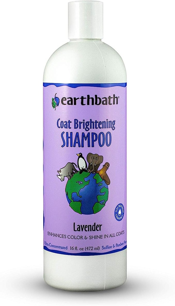 Earthbath Coat Brightening Shampoo Lavender Scent 16oz