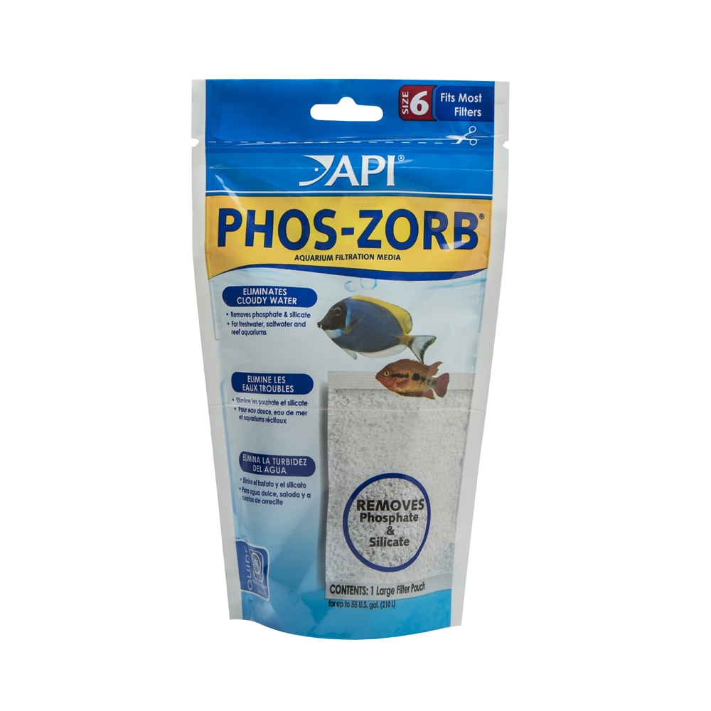 API Phos-Zorb Pouch Size 6 Filter Media for Freshwater & Saltwater Aquarium