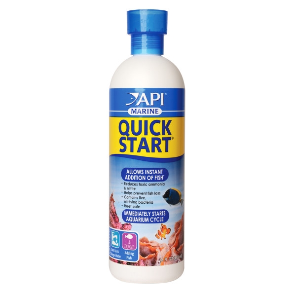 API Marine Quick Start 16oz / 473ml Nitrifying Bacteria to Immediately Start Saltwater Aquarium Reef Safe