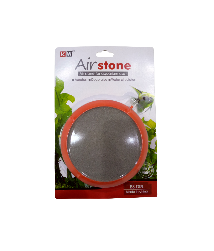 KW Zone Aim Aquarium Fish Tank Oxygen Supply Bobble Maker Air Stone Dia.9cm