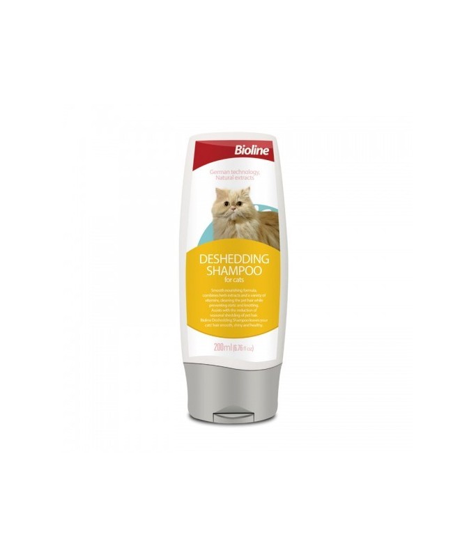Bioline Deshedding Shampoo for Cat 200ml