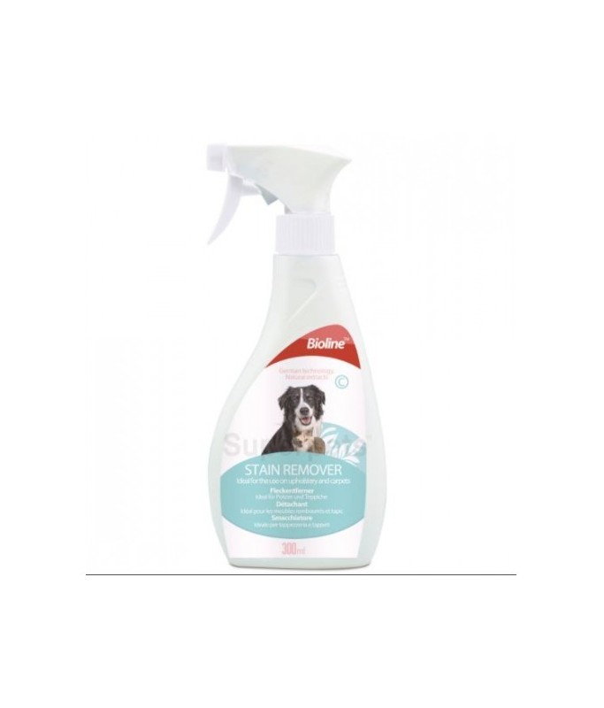 Bioline Dog & Cat Stain Remover Spray for Upholstery & Carpets 300ml