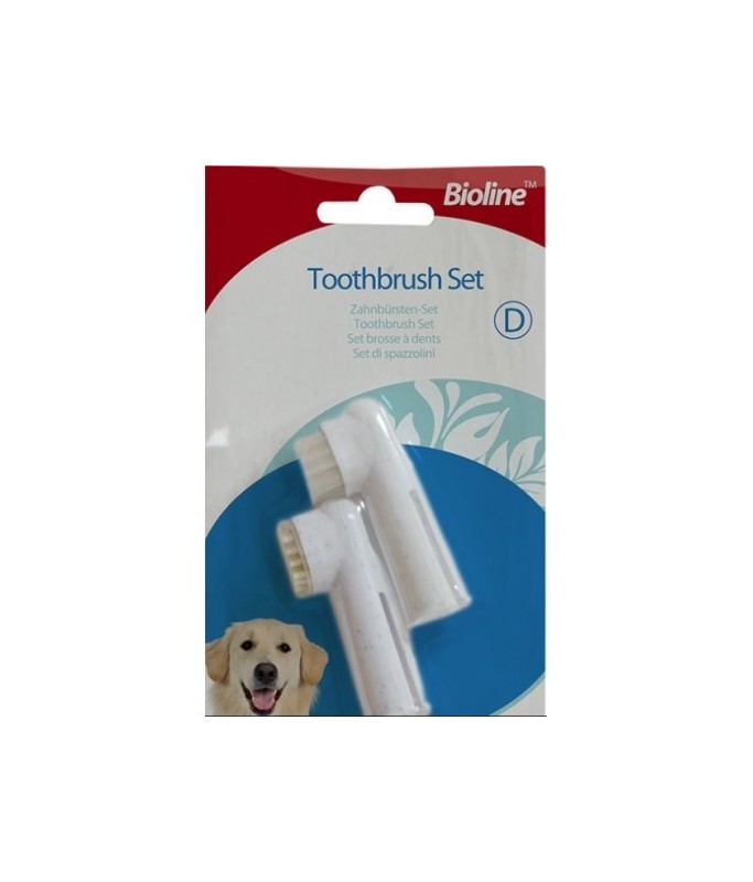 Bioline Finger Tooth Brush Set 2pcs