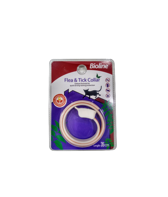 Bioline Flea & Tick Collar Cat Eucalyptus & Lemon 35cm