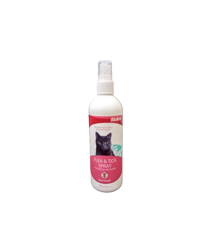 [6970117124422] Bioline Flea & Tick Spray for Cat 175ml