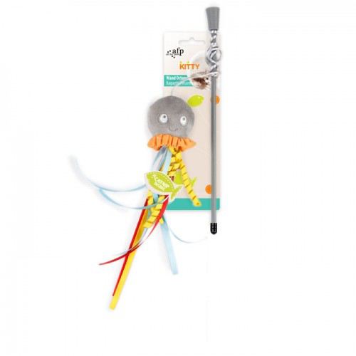 afp-All for Paws Kitty Wand Octopus Grey