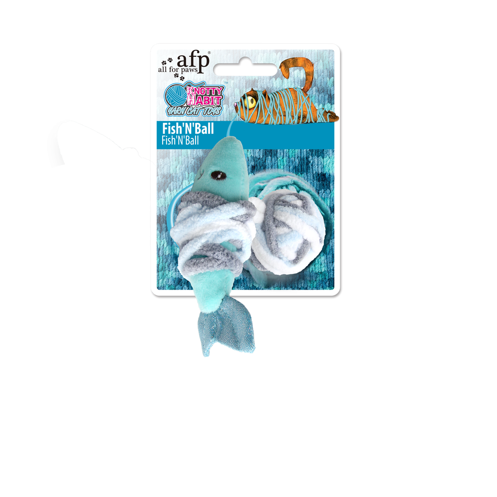 afp-All for Paws Knotty Habit Fish and Ball