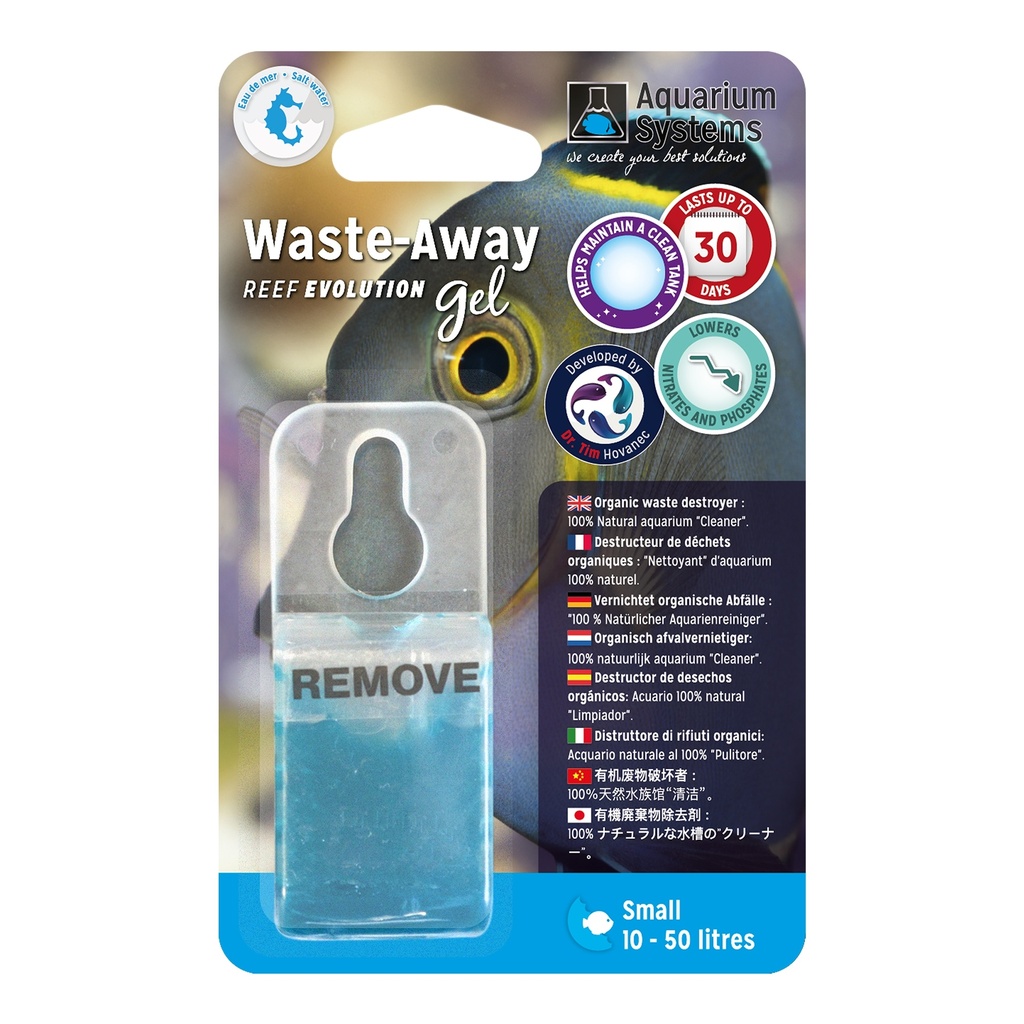 Aquarium Systems Marine Waste-Away Gel Small 10/50L