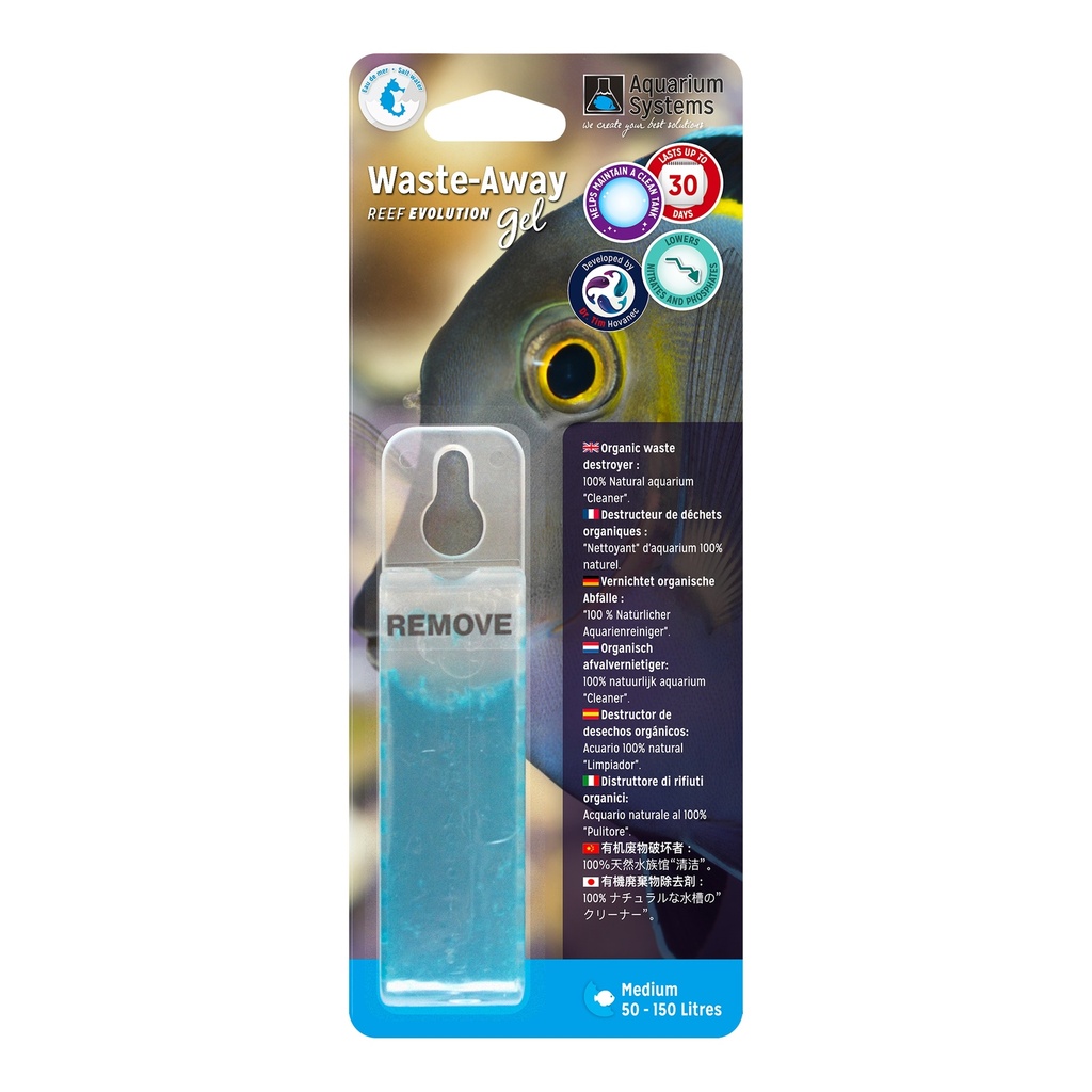 Aquarium Systems Waste-Away Gel Marine Single Pack Medium 50/150L