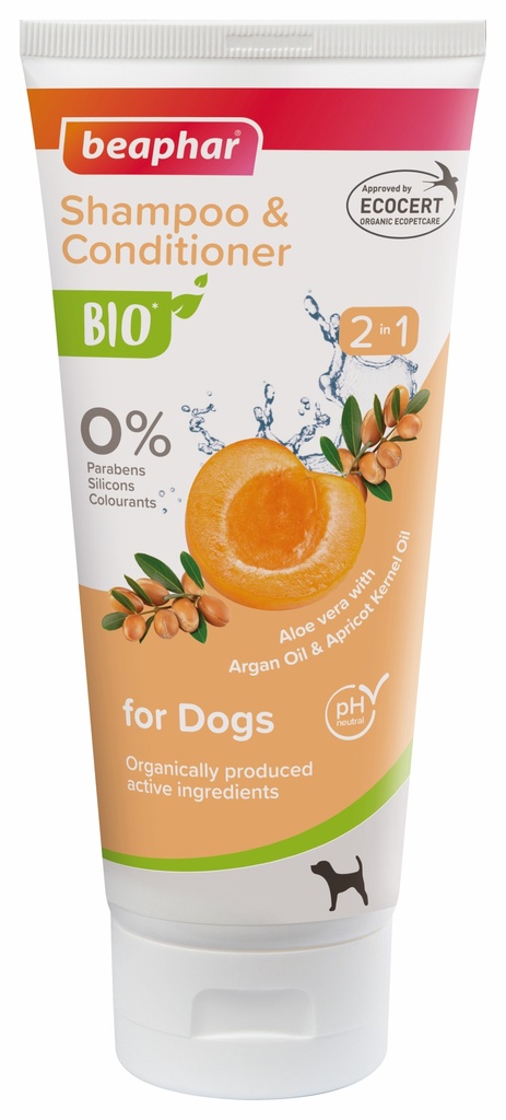 Beaphar Bio Cosmetic 2in1 Dog Shampoo 200ml