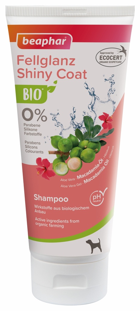 Beaphar Bio Cosmetic Shiny Coat Dog Shampoo 200ml