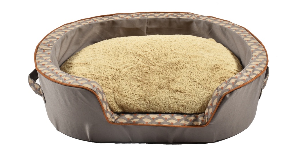 Bobby Geisha Basket Taupe Small